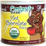 Boulevards Organic Dark (Dairy) Hot Chocolate Mix, 10-Ounce Cans (Pack of 3)