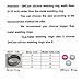 Silicone Wedding Ring, DHCare Wedding Band 9mm Wide (2mm Thick)-3 Ring Pack for Women Flexible Comfort Sport Safety Ring (6)