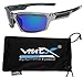VertX Polarized Neon Sunglasses Sport Cycling Running Outdoor & Microfiber Pouch