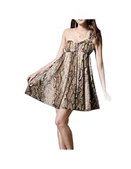 Sexy Cotton/Polyester General Print Mini Dress 