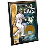 MLB Oakland Athletics Eric Chavez 4-by-6-Inch Dirt Plaque