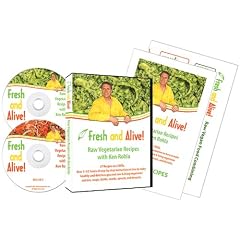 Fresh and Alive! Raw Vegetarian Recipes With Ken Rohla 2-DVD Set w/ Booklet and Chart