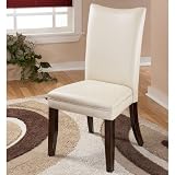 Metro Modern White Charrell Dining Upholstered Side Chair (Set of Two)
