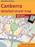 Map of Canberra (Australia)