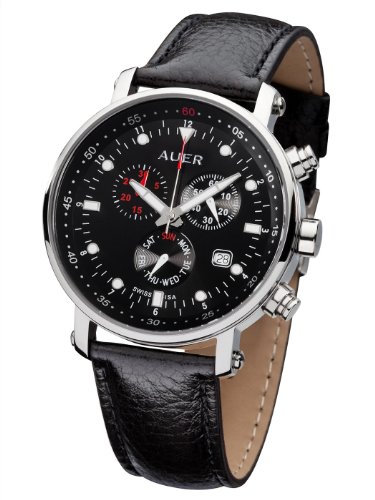 Urs Auer ZU-611 Basalt Chronographe pour Hommes SWISS ISA