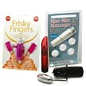 Frisky Fingers Clitoral Stimulator Purple Adult Sex Toy Kit