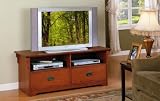 Review AtHomeMart  / Mission Style Oak Finish Wood Plasma LCD Flat Panel TV Stand