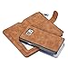 Galaxy S7 Case, Belk Hi-Vol Detachable (Brown) Leather Magnetic Sport Wallet Flip Case Folio Stand Case Zipper Coin Purse Card Slot Pocket Wallet Pouch for Samsung Galaxy S7