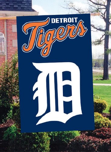 MLB Detroit Tigers Applique Banner Flag