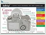 Canon 40D inBrief Laminated Referece Card