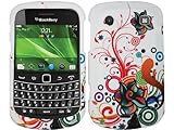 Autumn Flowers Crystal 2D Hard Case Cover for Blackberry Bold 9900 9930