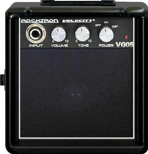 Rocktron Velocity Series VG05 Battery Powered Guitar Combo Amp, Black