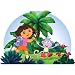 Nickelodeon Dora Headboard Mural - 39x54"