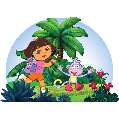 Kitchen: Nickelodeon Dora Headboard Mural   39x54
