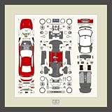 パーツパネルコレクション No.10 1/24 NISSAN GT-R バイブラントレッド パーツパネル
