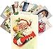 Postcard Pack 24pcs Vintage Christmas Greeting Cards Santa REPRINT