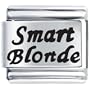 Smart Blonde Hair Words & Phrases Italian Charms