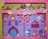 Electronic Princess Palace – 12 Pieces – Horse and Carriage, Princess and Prince, Table with Two Chairs, Grandfather Clock, Garden Fountain, Fireplace, Vanity Table and Lamp, Palace – Ages 3 and Up