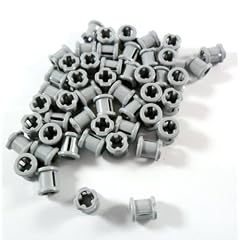 50 St�ck LEGO TECHNIC "Stopper" in Neu-Hellgrau.