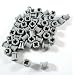 50 St�ck LEGO TECHNIC "Stopper" in Neu-Hellgrau.