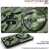 DJ Hero Skin Camouflage Green fits Nintendo Wii DJ Heros (DJ HERO NOT INCLU ....