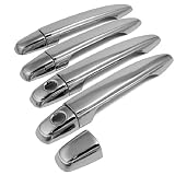 3M Adhesive Replacement Chrome Door Handle Cover Set Without Smart Key Access Cut Out... by Astra Security