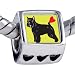 Bouvier Dog Beads - Pandora Bead & Bracelet Compatible