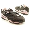 NIKE Air Jordan 8 Womens Retro Low Athletic Basketball Leather Shoes Sneakers Brown Pink