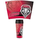 New Mexico Lobos Official 16oz Capacity NCAA Travel Mug