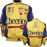 #43 Bobby Labonte Blue/Yellow Cotton Twill Jacket