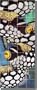 Clown Trigger by Melinda Bradshaw - Fish Undersea Ceramic Tile Mural 42" x 17" Wall Shower Backsplash