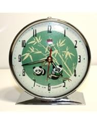 Old Style Mechanical Alarm Clock - Panda