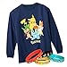 Pokemon Big Boys' Poke Crew T-shirt Tee with Bracelet