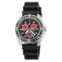 Nautica Men's N07577G Sport Ring Multifunction Black and Red Watch