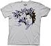 Naruto Shippuden: Sasuke Close-Up Grey T Shirt