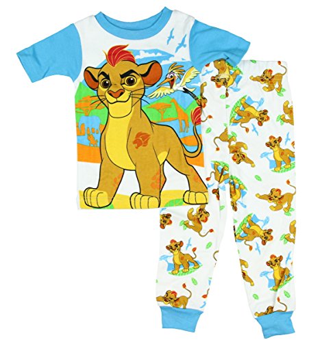 Disney The Lion King : Lion Guard Little Boys Pajamas 2T-5T (5T, Blue)
