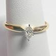 14K Yellow Gold Diamond Engagement/Promise Ring