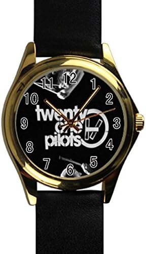 White wardrobe DIY twenty one pilots Unisex Round Metal Watch
