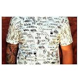 To Die For Hand Styles White/Black T Shirt Size X-Large