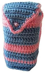 Handmade Vintage Inspired Baby Bottle and Snack Holder - 100% Hand-crocheted