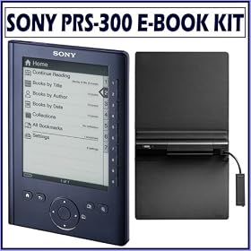 Sony PRS-300BC Digital Reader Pocket Edition in Blue With Sony Premium Protective Cover w/ Built-in Reading Light