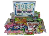 80s Retro Nostalgic Candy Decade 30th Birthday Gift Box: Born 1983