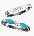 Avon Sterling Silver Genuine Semiprecious Ring Turquoise Size 7