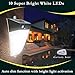 Cosmically Solar Lights - Decorative Landscape Garden Lights with 2-in-1 Super Bright White and Warm White LED Outdoor Lighting - Security Solar Powered Motion Sensor Light - Wireless - Dusk to Dawn - Waterproof - Motion-Sensing Best for Stairs, Yard, Lawn, Deck, Patio, Wall, Fence, Pathway and Driveway