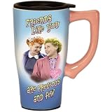 I Love Lucy Best Friends Ceramic Travel Mug