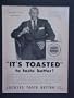 Jesse Owens 4 Gold Medals 1936 Olympics 1950 Lucky Strikes Cigarettes Advertisement Bulletin 14 X 18 Inch Size Matted Ready For Framing