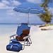 Redmon Baby Beach Chair and Matching Umbrella, Blue