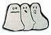 Tag Ghost-Shaped Coir Mat, 18" x 30"