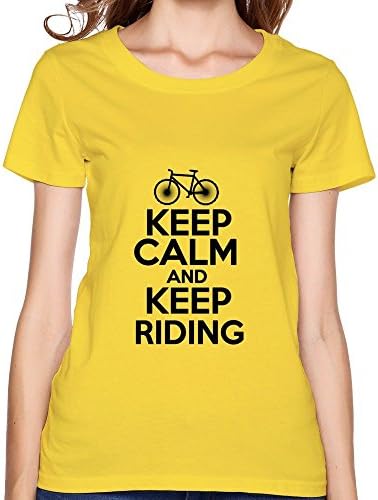 Women's T-shirt KC RIDING Size S Yellow