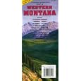 Topographic Recreational Map of Western Montana by Travel Maps